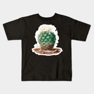 Gymnocalycium uruguayense cactus Kids T-Shirt